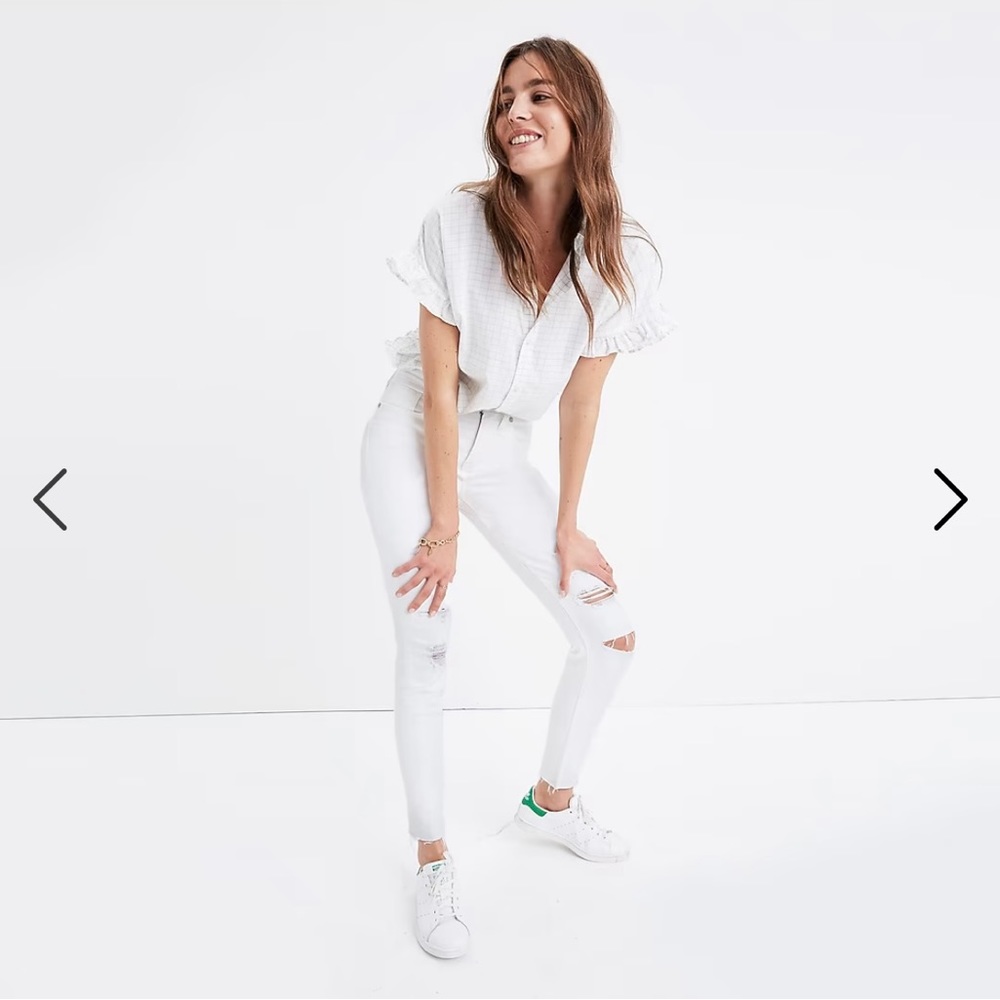 Madewell 9” high rise skinny crop